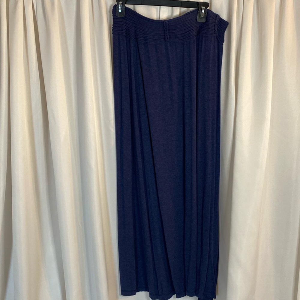 Women's Blue Maxi Skirt